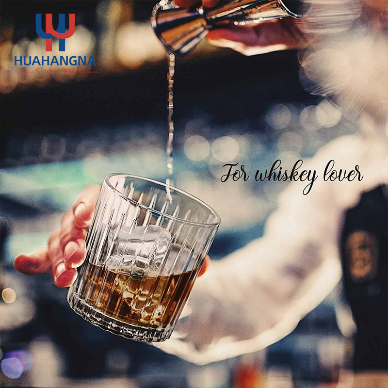 Decompression Old Fashioned Spinning Glass Tumbler Rotatable Whisky Glasses Crystal Whiskey Glasses