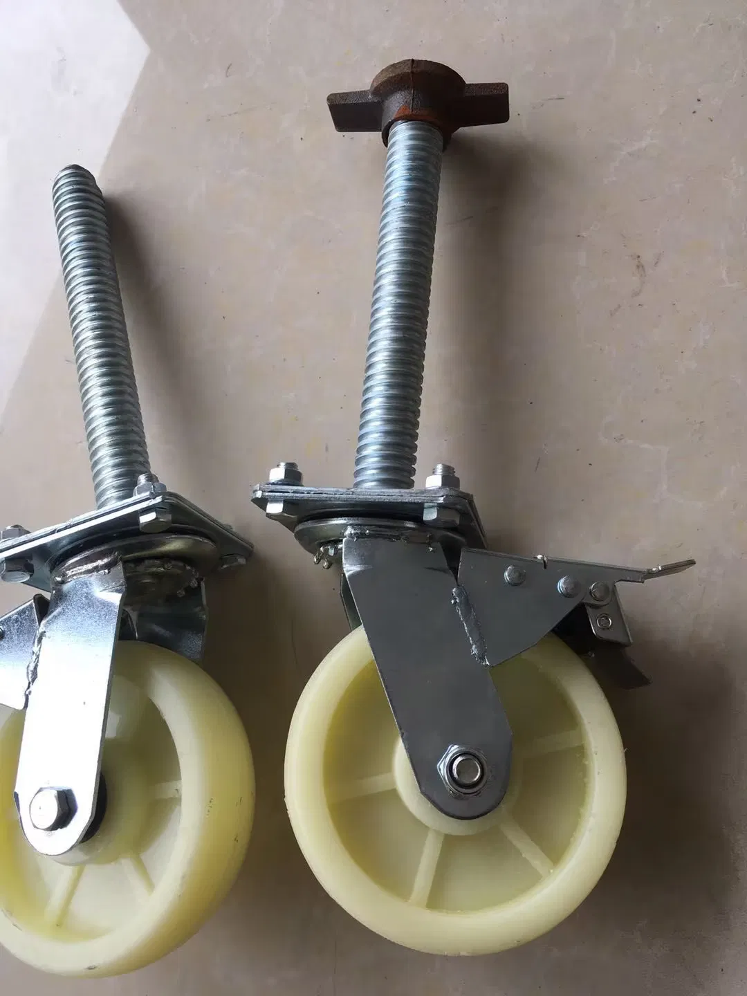 Heavy Duty Steel Caster Wheels for Mobile Scaffolding Construction Sale