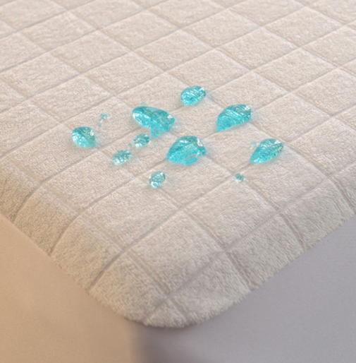 Waterproof Bed Hat Cotton Plaid Towel Cloth Acaroid Bedspread Mattress Protective Cover