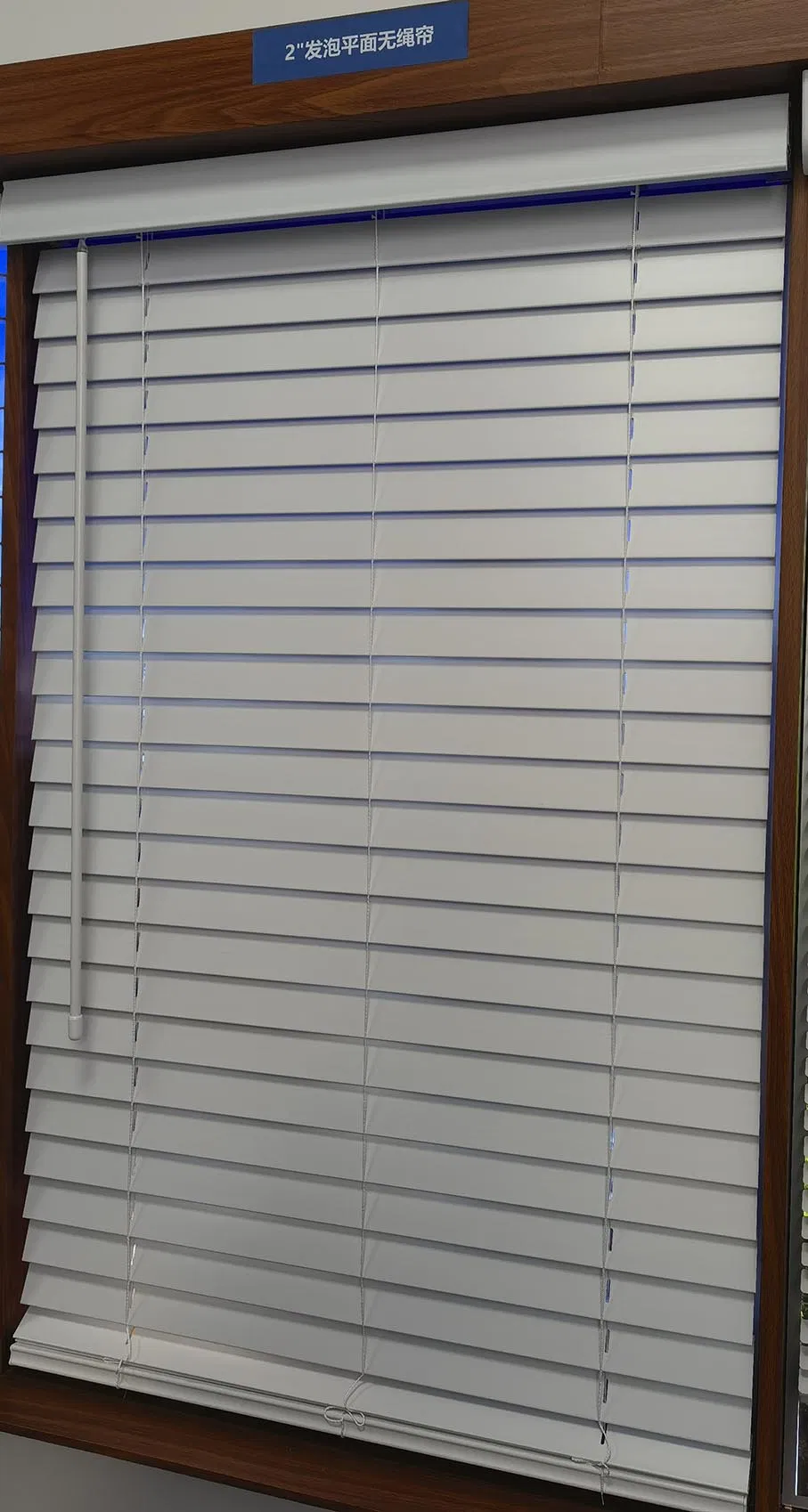 Interior Window 50mm Cordless Faux Wood Venetian Blind
