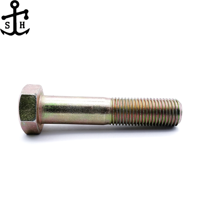 High Tensile Steel Structures DIN931 Hexagon Bolt for Large Buildings Made in China