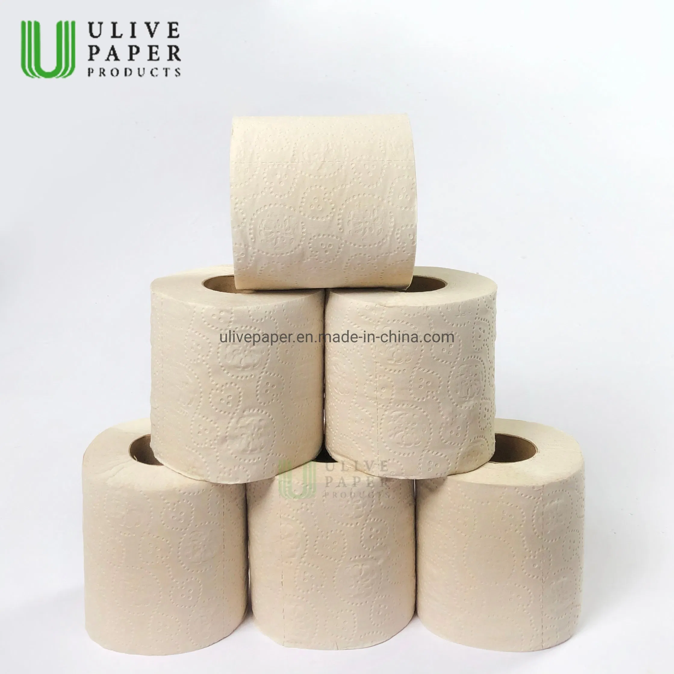Ulive Wholesale Price Sells Bamboo Wood Pulp Toilet Paper Tissue Roll Paper