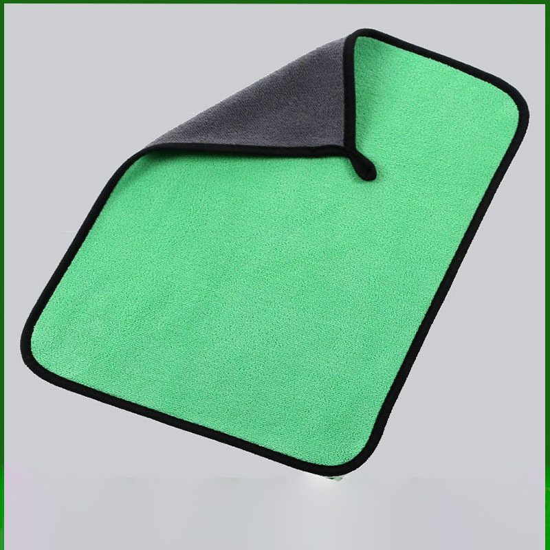 Hot-Selling Water Absorbing Double-Sided Coral Fleece Car Wash Towel Cleaning Cloth