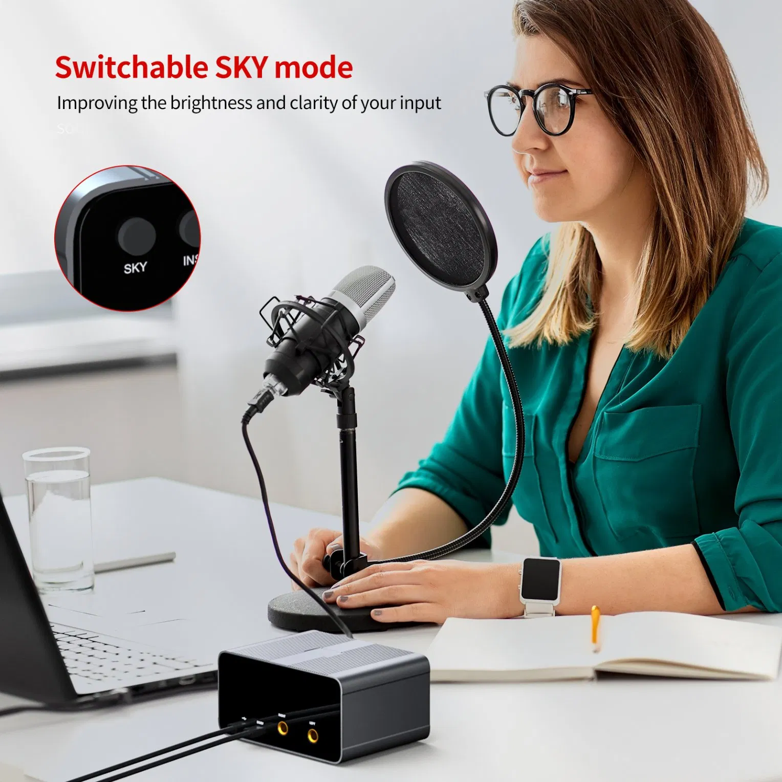 Аудиоинтерфейс Simplefly SF2401 для записи и стримов