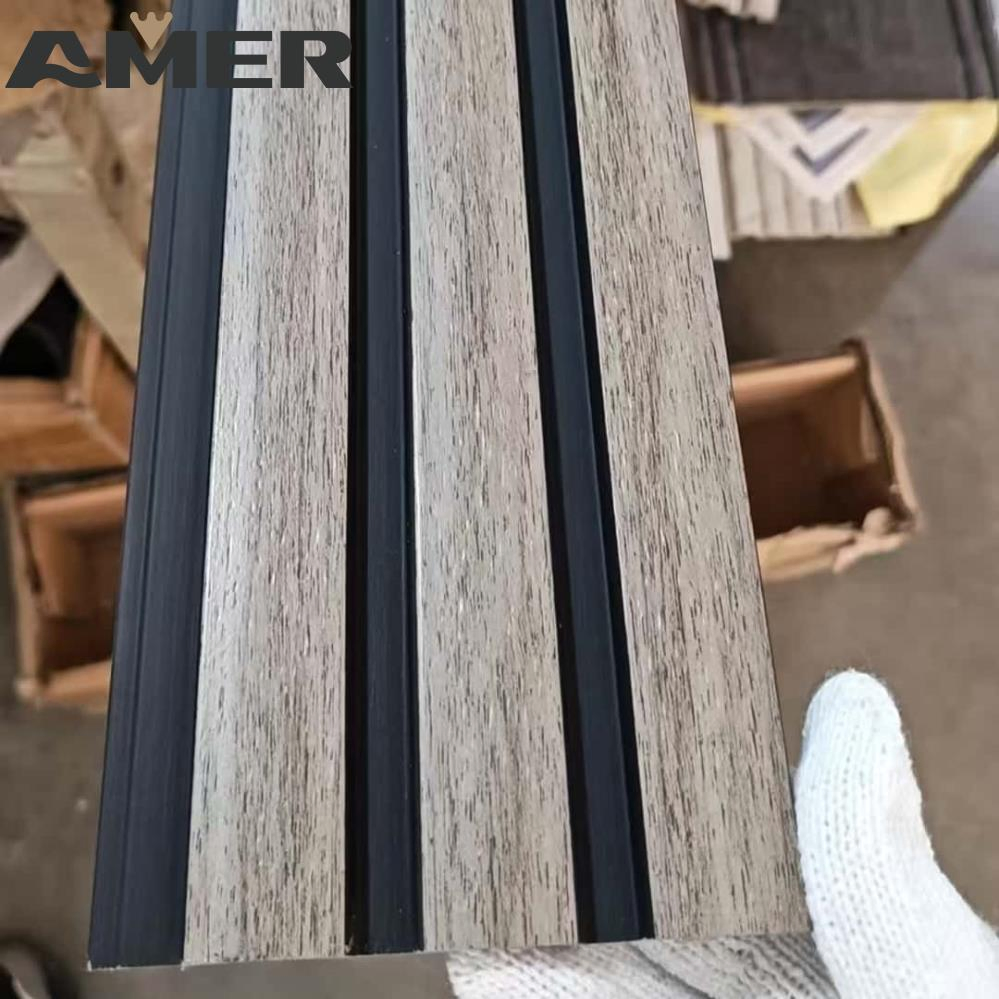 High Quality Eco-Friendly Waterproof Easy to Install Wall Decoration Wooden PS Wall Panel Interior Wall