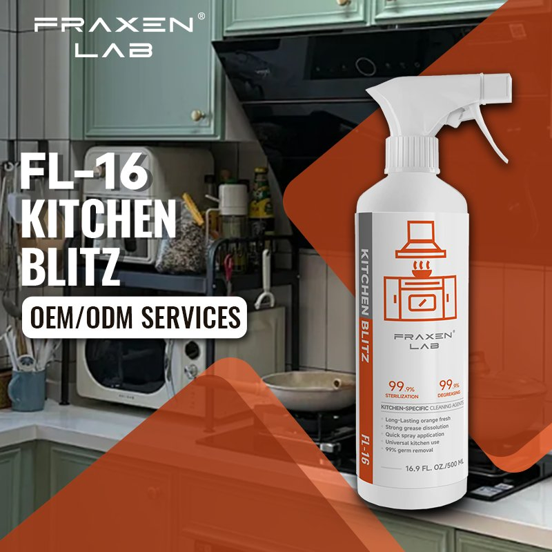 Heavy Duty Kitchen Cleaner Degreaser Cleaner Multi Purpose Foam Cleaner Spray for Grease Household Surface Cleaning Product
