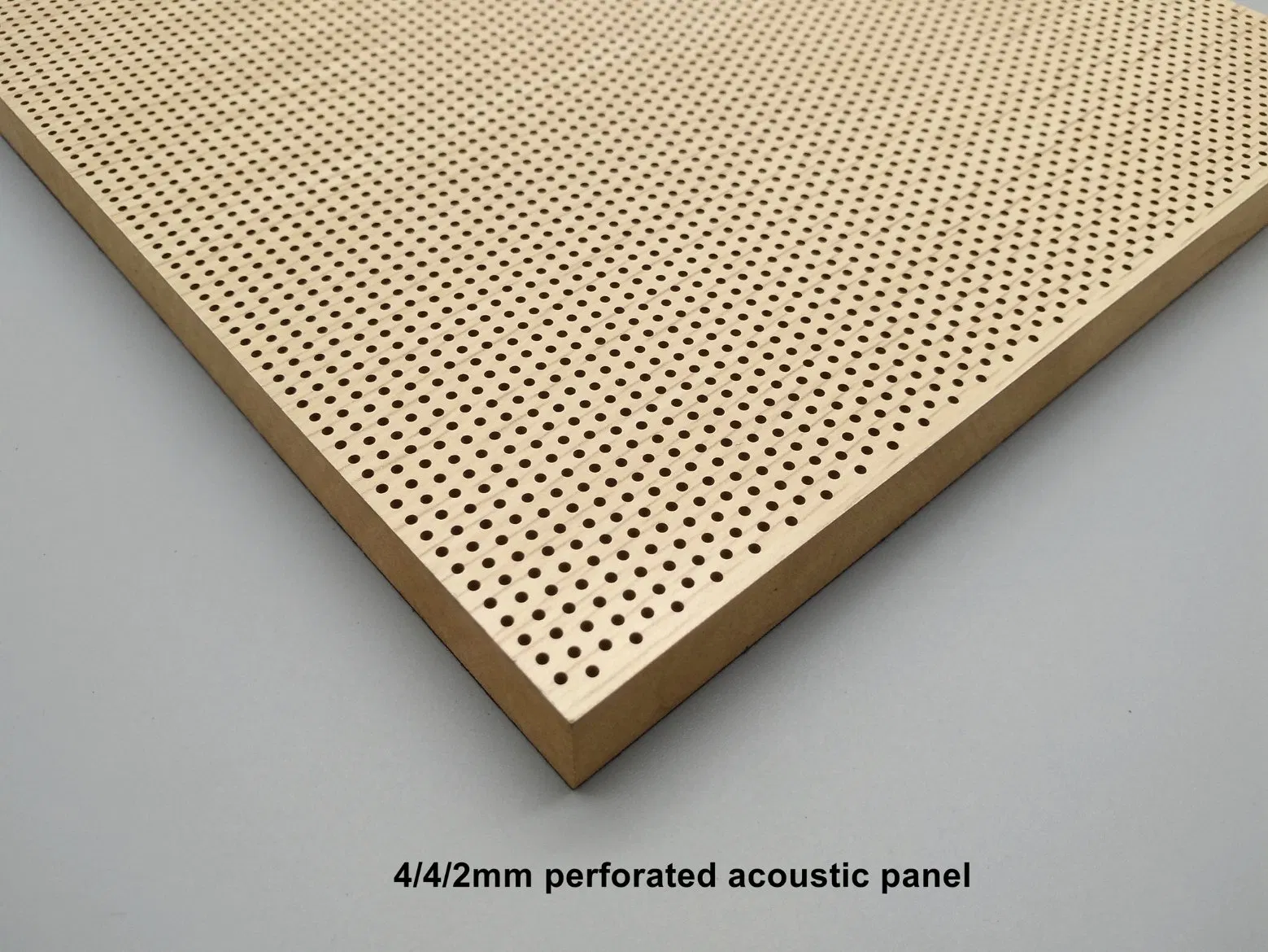 4/4/3mm Straight Perforated Acoustic Panel for Wall and Ceiling Sound Absorption Solution