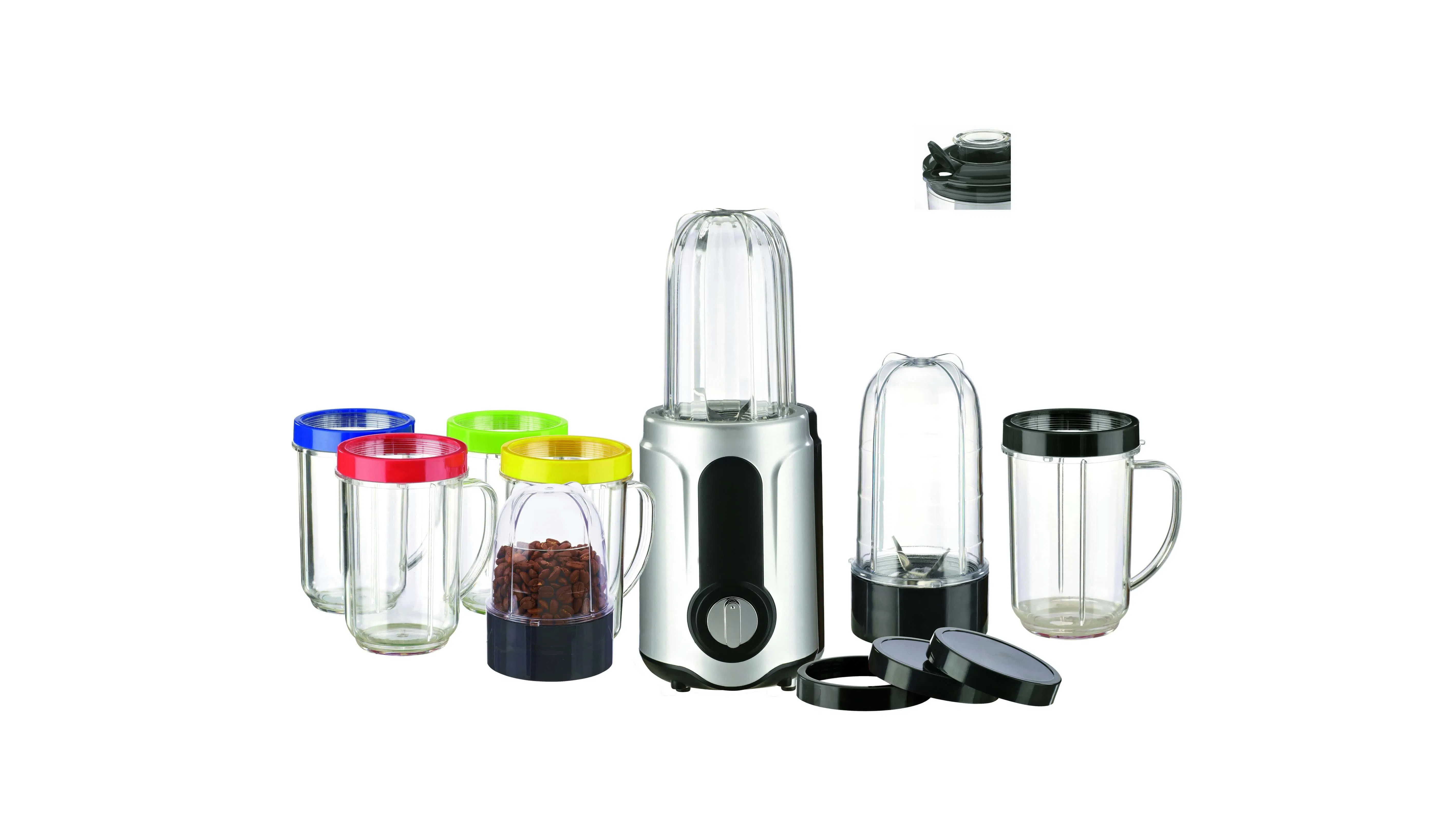 Small Plastic Grinder 1000W High Power 1.5L Plastic Jar Food Blender Multi-Function Food Blender