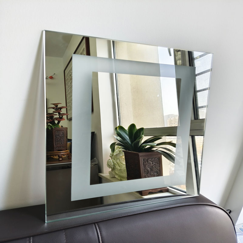 Bathroom Mirror Designs 5mm Frameless Extra Clear Mirror Glass for Decorative