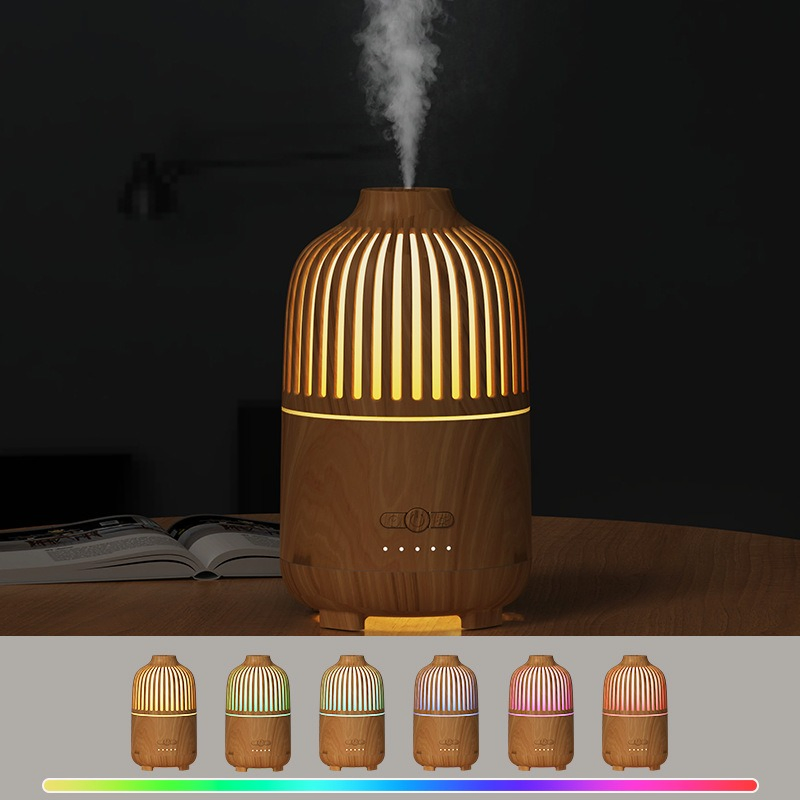 Elegant 400 Ml Aroma Oil Diffuser for Home Ambiance