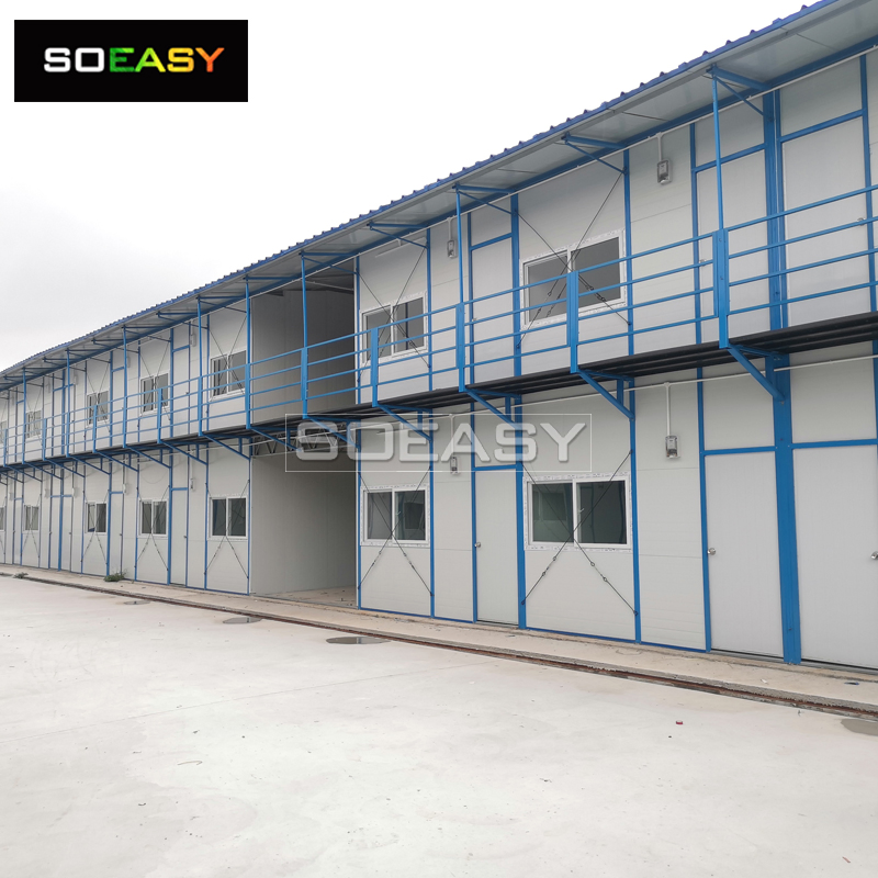 Hot Sale Fast Install Two Floors Prefab Modular Building for Soldier Camp