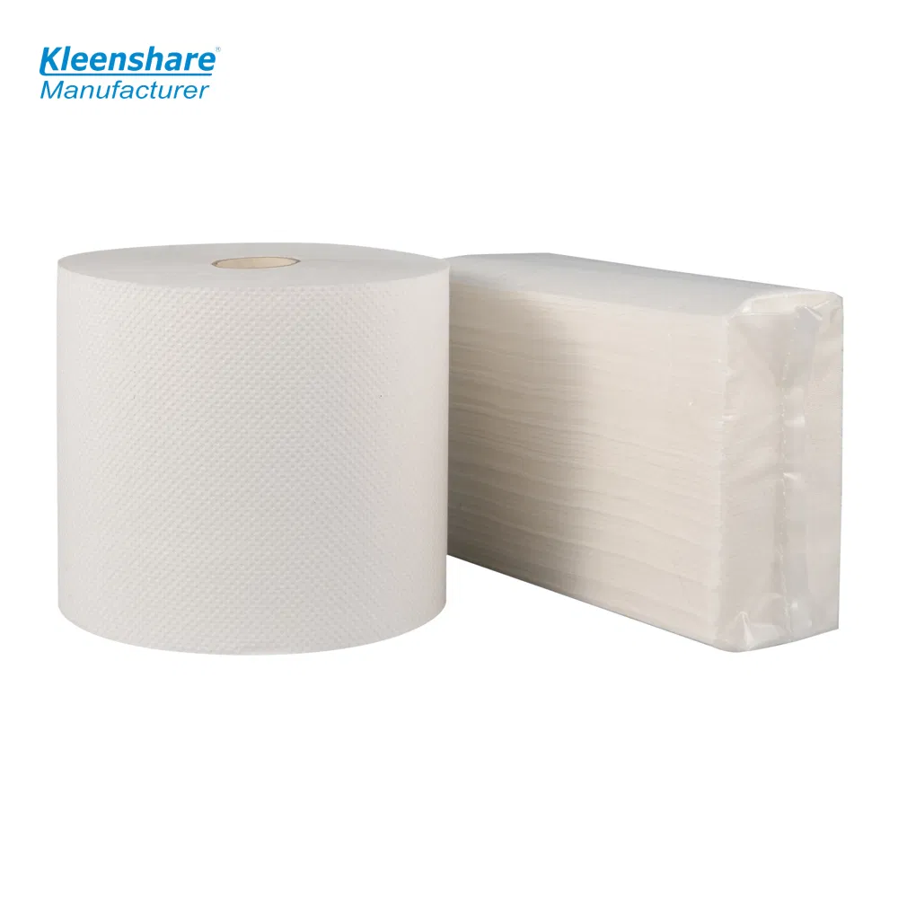 2ply Soft Towel V Fold Paper Hand Towel White Color Mixed Pulp