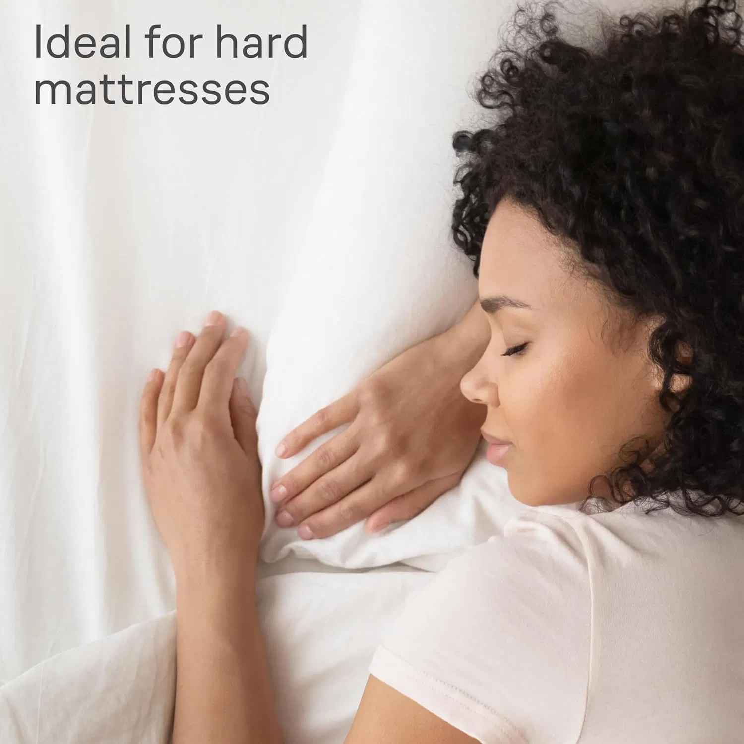 Ultra Soft Mattress Topper Bamboo Viscose Mattress Pad Naturally Cooling for Hot Sleepers