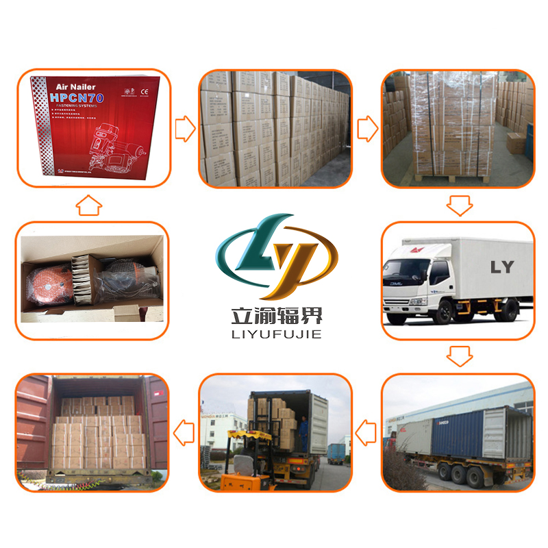 Пневматический гвоздезабивной пистолет CN55 для поддонов