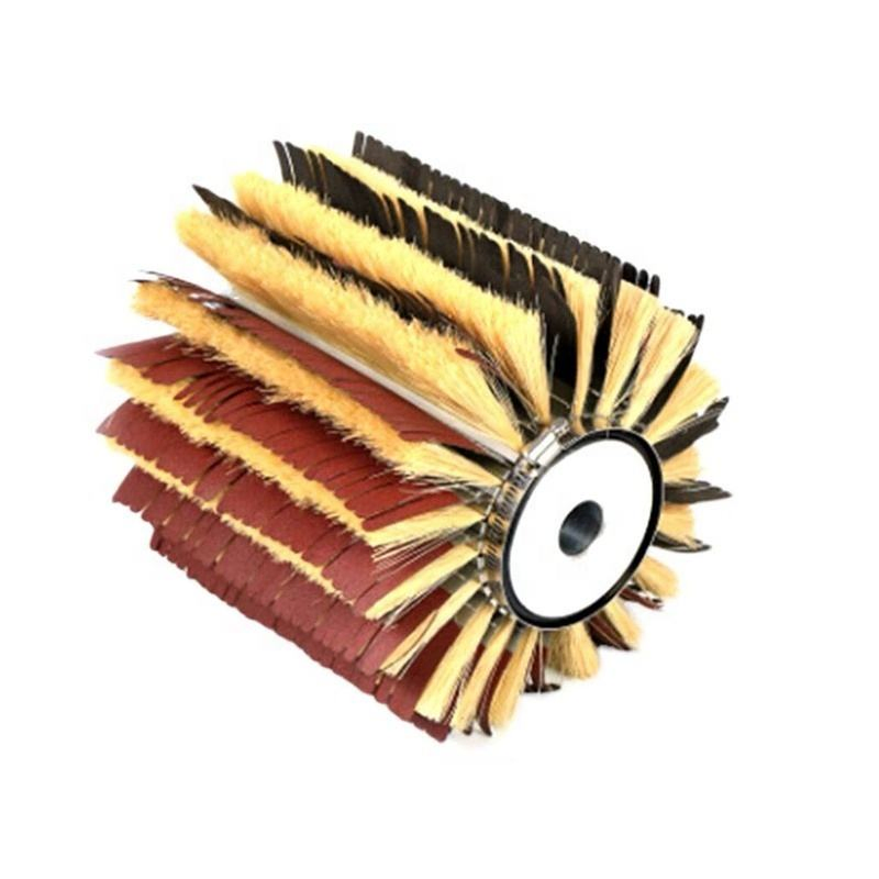 Sisal Sandpaper Polishing Roller Brush Wooden Furniture Polishing Brush Wood Polishing Sandpaper Sisal Brush Sisal Sandpaper Roller Sander Polishing Wheel