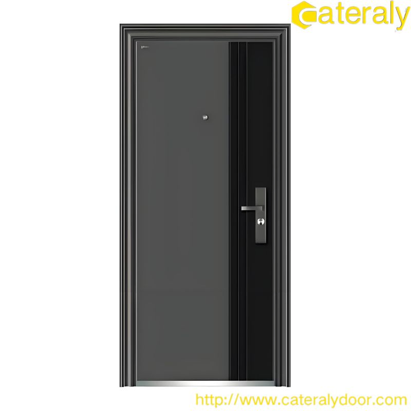 Cateraly Anti Deformation Security Door with Adjustable Hinges and Soundproof Technology with Hardware