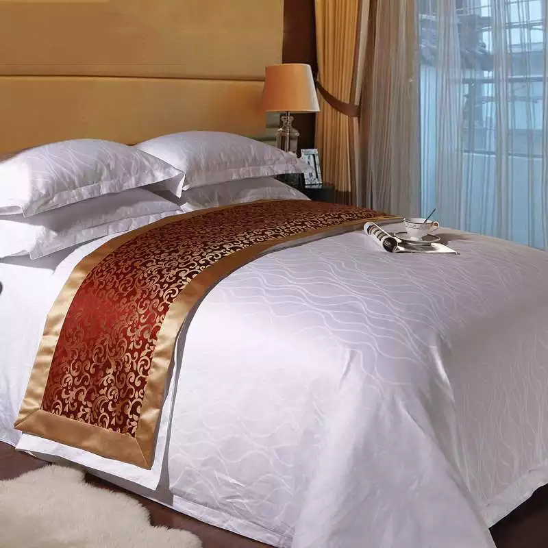 Luxury Home Textile 100% Cotton Wave Home Bedding Set (JRC243)