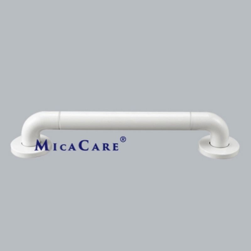 Premium 24-Inch White Shower Grab Bar for Bathroom Safety