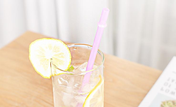 New Design Plastic PP Drinking Straw Reusable Straw for Home / Tea Shop