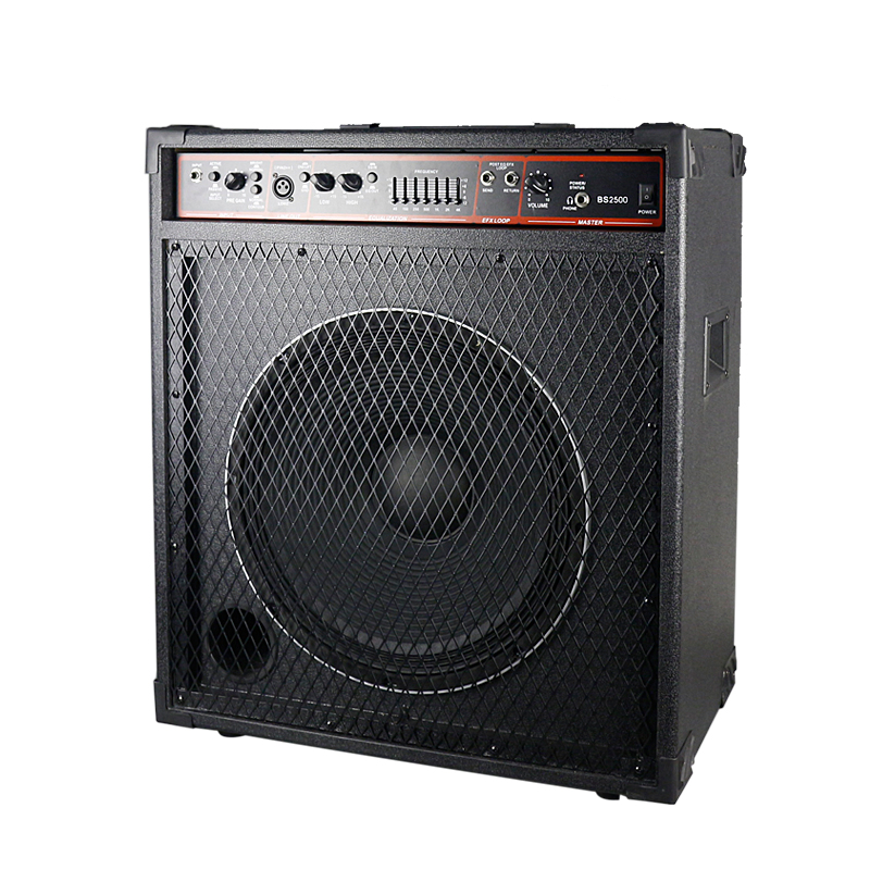 BS-2500 15inch 200W Guitar Bass Sound Amplifier Combo Amplifier Cabinet