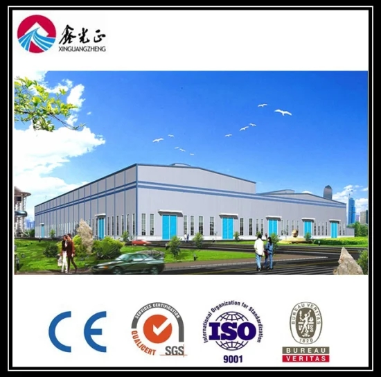 Large Space Steel Structure Prefabricated Building for Industrial Factory