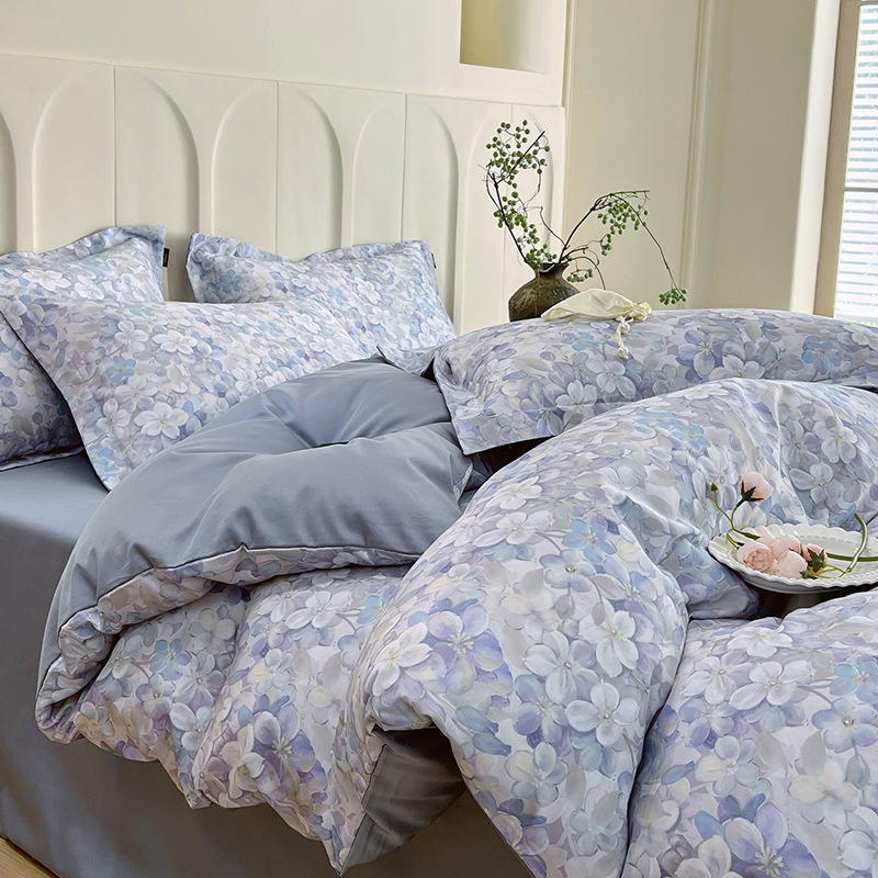 Wholesale Luxury Cotton Home Bed Comfortable Bedding Cover Set Jacquard Bedding