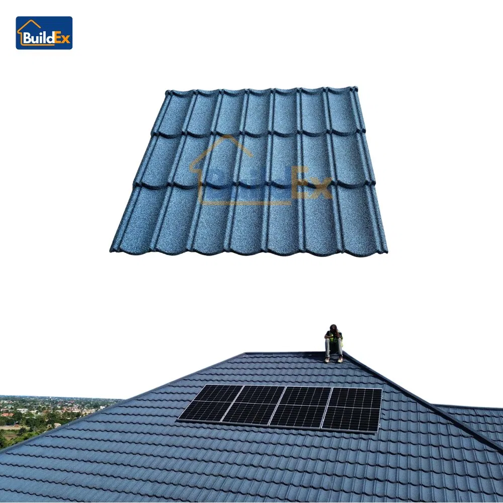 Good Price Color Stone Coated Metal Roof Tiles Stone Coated Roofing Sheet for House and Villa