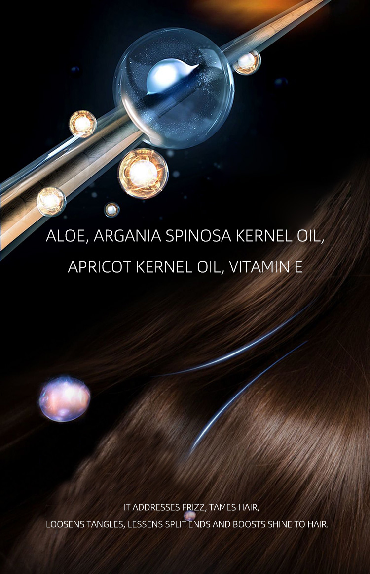 Hot Sales Hair Oil Dry Hair Repair Shine Moisture Serum Curly Herbal Smooths Frizz Organic Jojoba Hair Oil Argan Oil