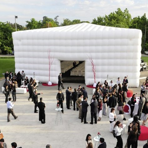 Customized Inflatable Party Tents White Wedding Inflatable LED Tent for Meeting Events