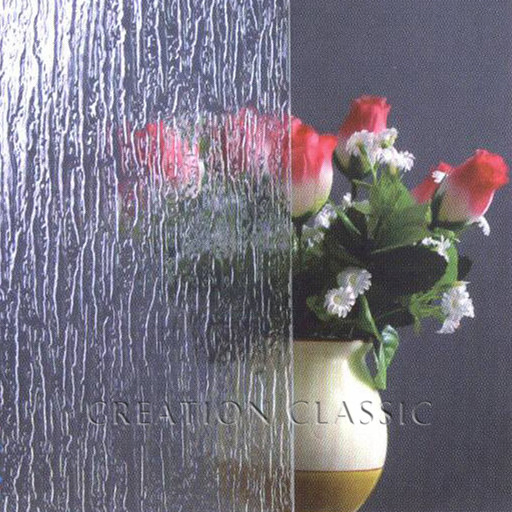 3-8mm Euro Bronze/ Blue Patterned Glass/Figured Glass