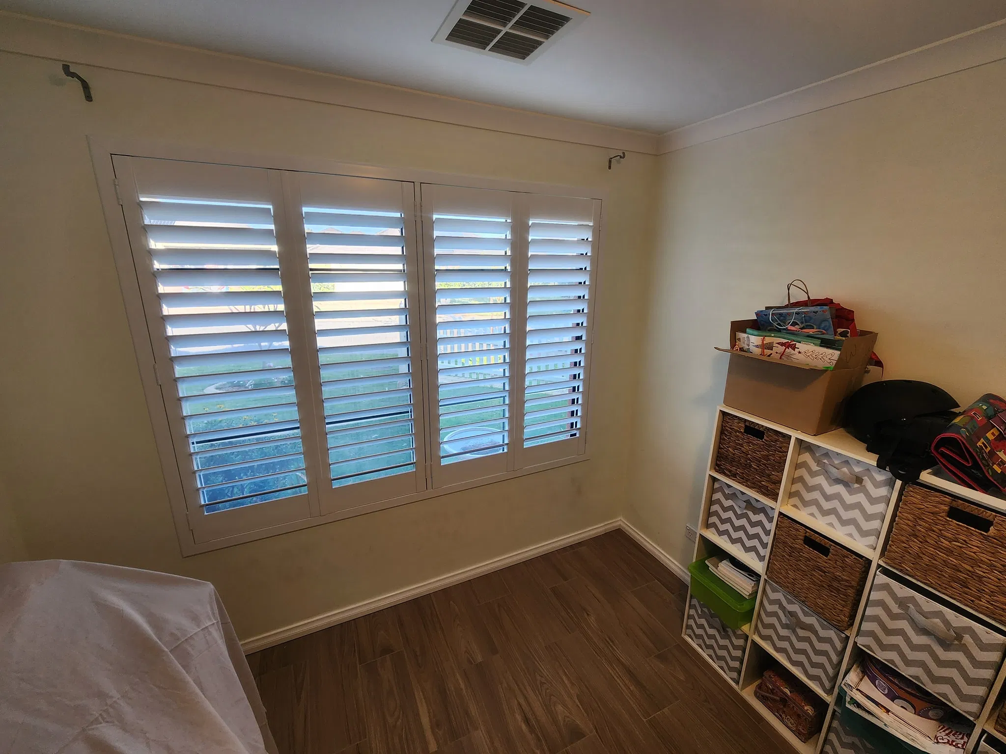 PVC Plantation Shutter for Bathroom and Kitchen Used with Waterproof