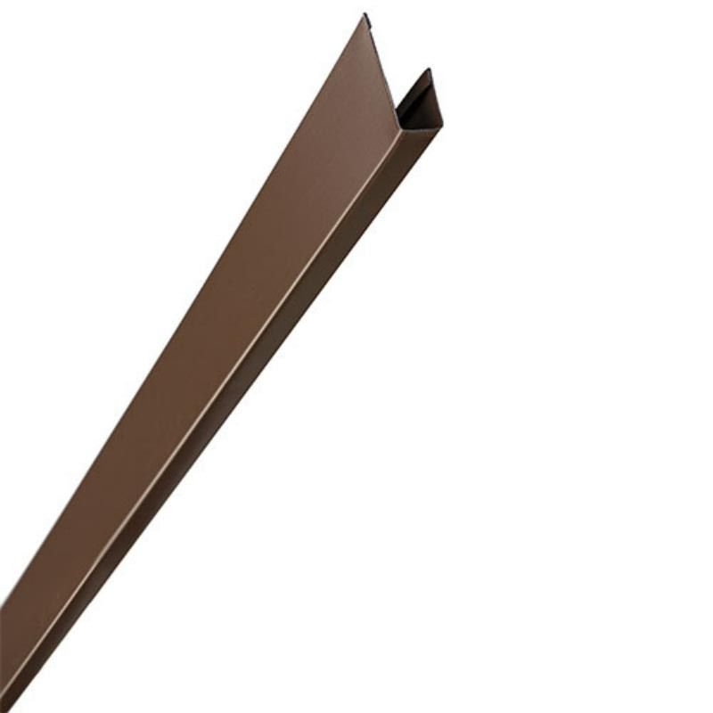 Black Aluminum J Channel Siding Trim for Soffit