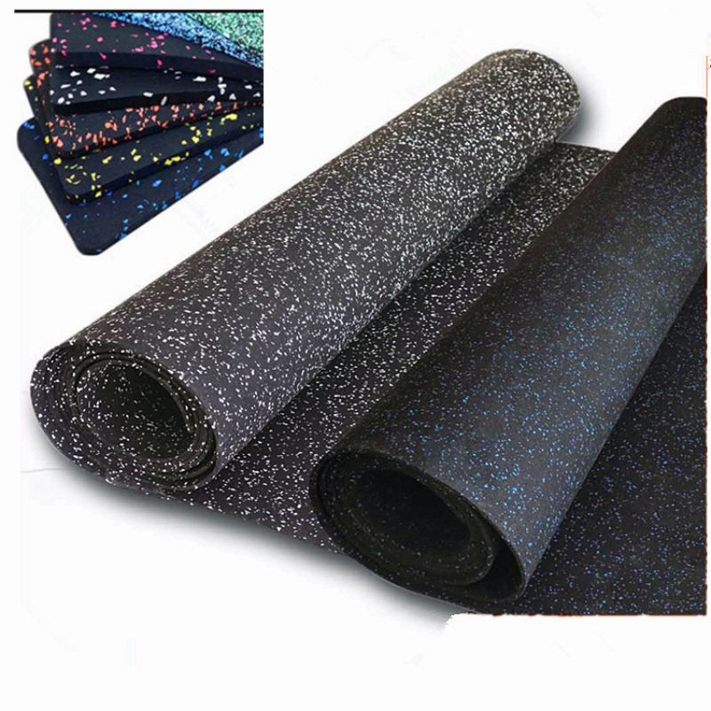 Shock Absorption Fitness Rubber Mat Gym Rubber Floor Roll