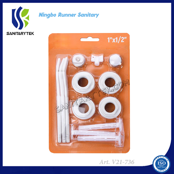 Kit for aluminium Radiators with 3-Brackets (V21-736)