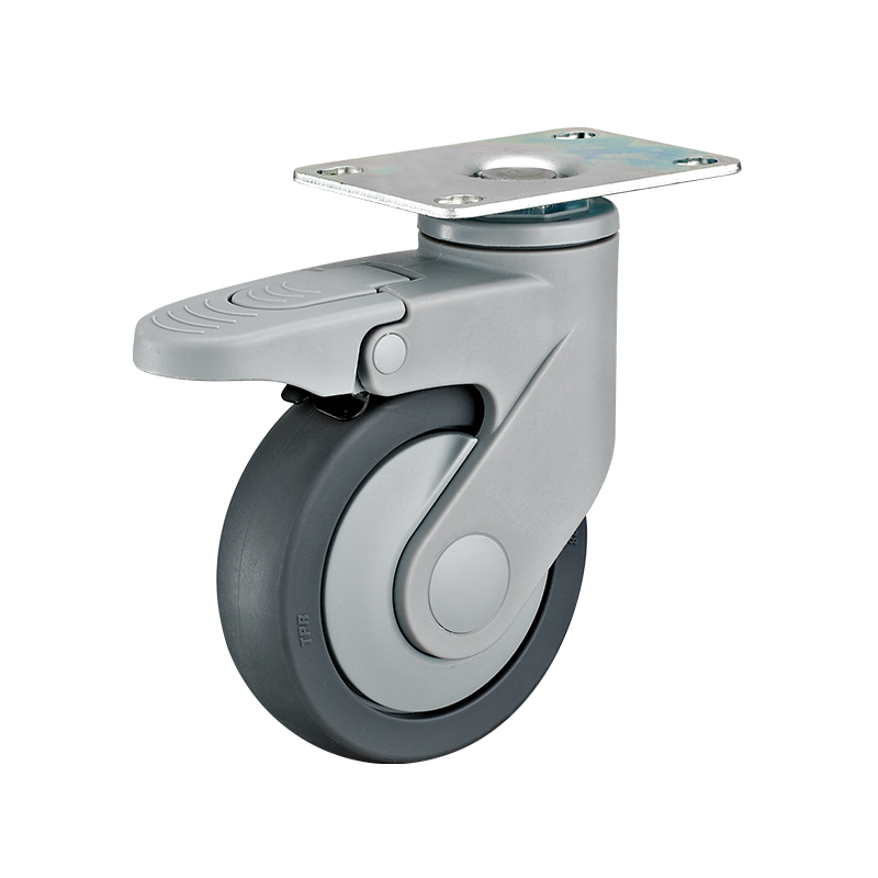 3/4/5" Total Locking Nylon Composite Medical TPR Caster Type B