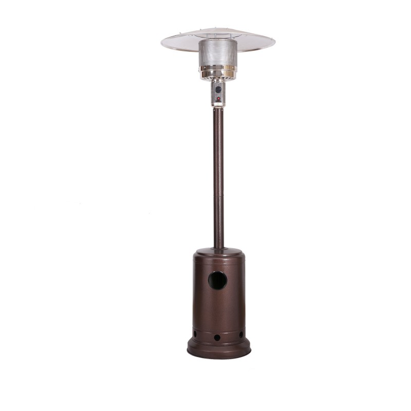 Big Size Powder Coated Patio Heating Furnace Bronze Stand Outdoor Gas Heater