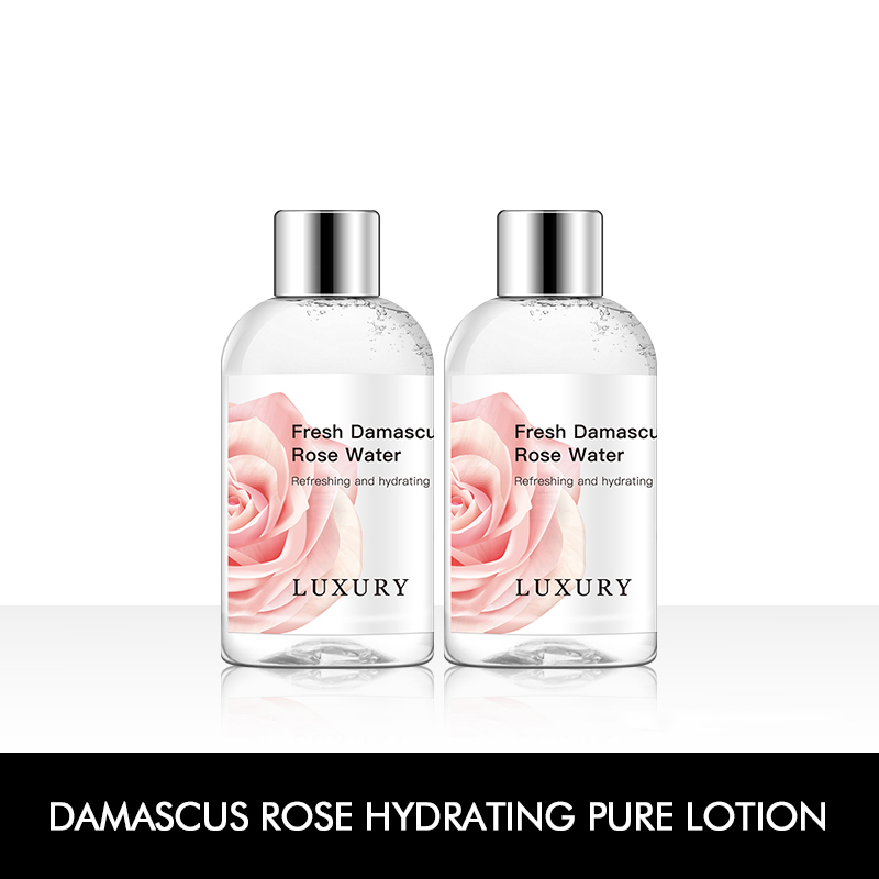 Organic Luxury Hydrating Rose Face Toner Soothing & Calming Floral Water for Sensitive Skin Pore-Minimizing Formula Skin Care Facial Toner
