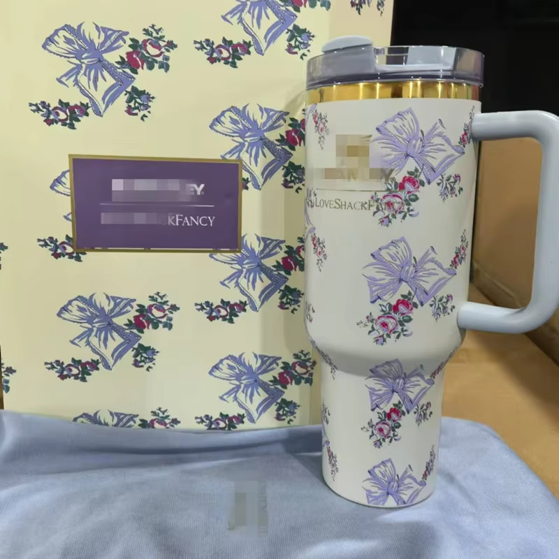 Термос 40 oz с трубочкой, двойные стенки 304 нерж. сталь