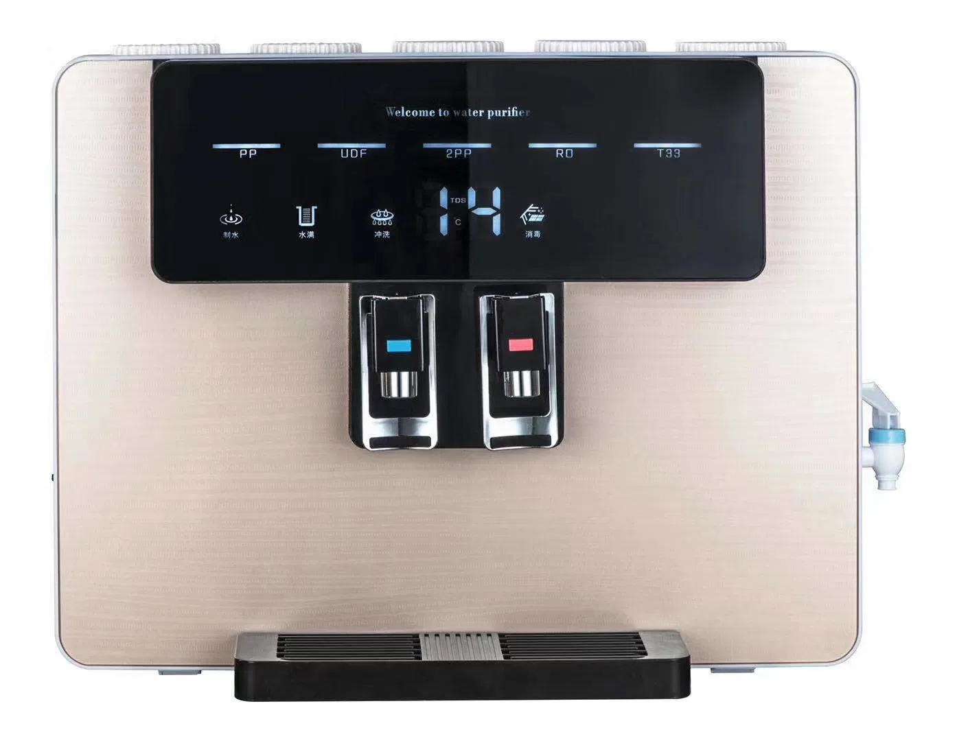 High Quality Water Dispenser with 75gpd RO System and Online TDS