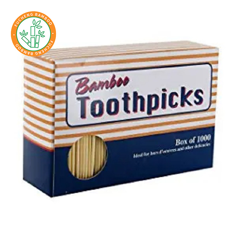 Bamboo Wooden Stainless Steel Toothpick Tool
