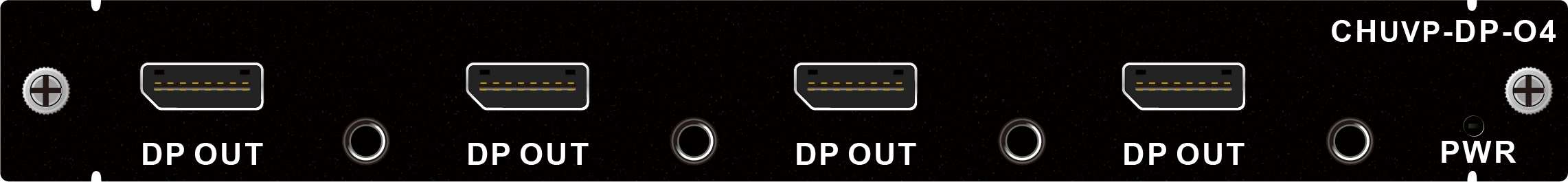 OEM ODM Ready Modular 4K UHD Video Wall Processor with HDMI Dp Fiber Interfaces