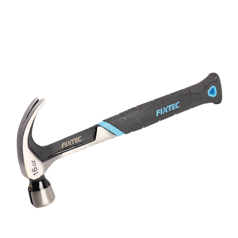 Fixtec 16oz/20oz Claw Hammer Construction 45# Carbon Steel Hand Tool OEM Supported Hot Sell Industrial Use