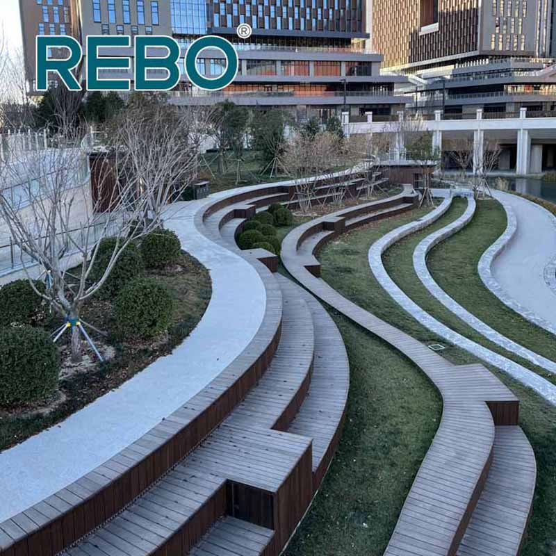 Террасная доска из бамбука для сада и патио