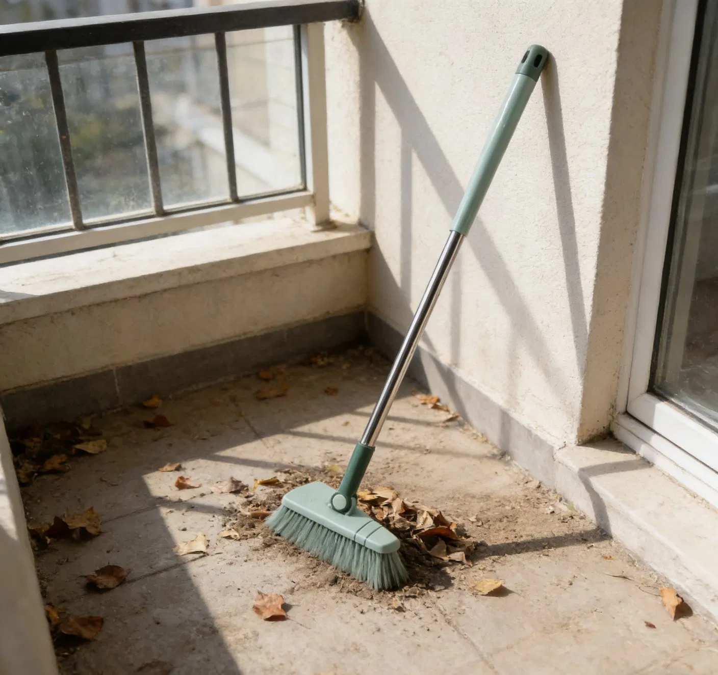 Durable Plastic Bristle Long Handle Gap Brush with Hanging Hole for Easy Storage and Hygienic Cleaning