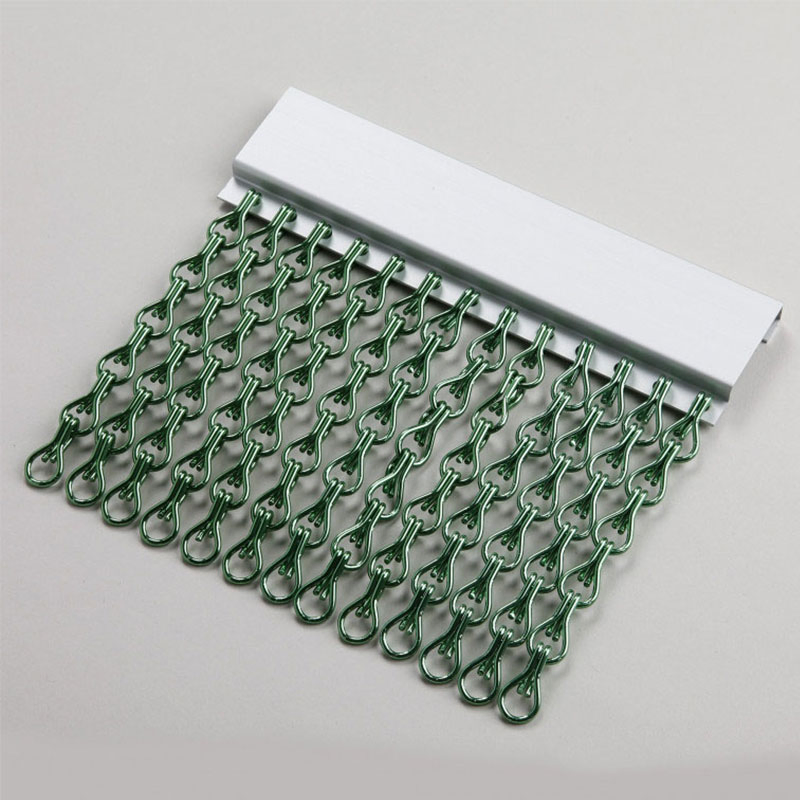 Aluminum Chain Curtains for Shower and Privacy Screens Chain Link Fly Screens Aluminium Chain Curtains Decorative Wire Mesh Room Metal Chain Curtain