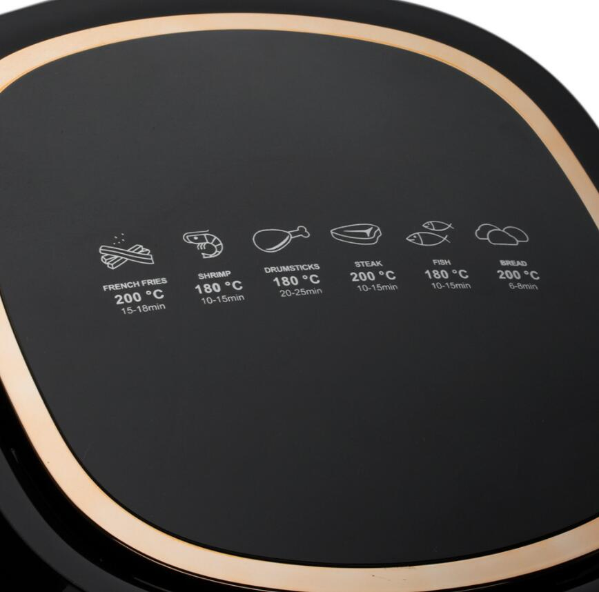 Multi-Functional Smoke-Free Electric Air Fryer with Smart Touch Screen