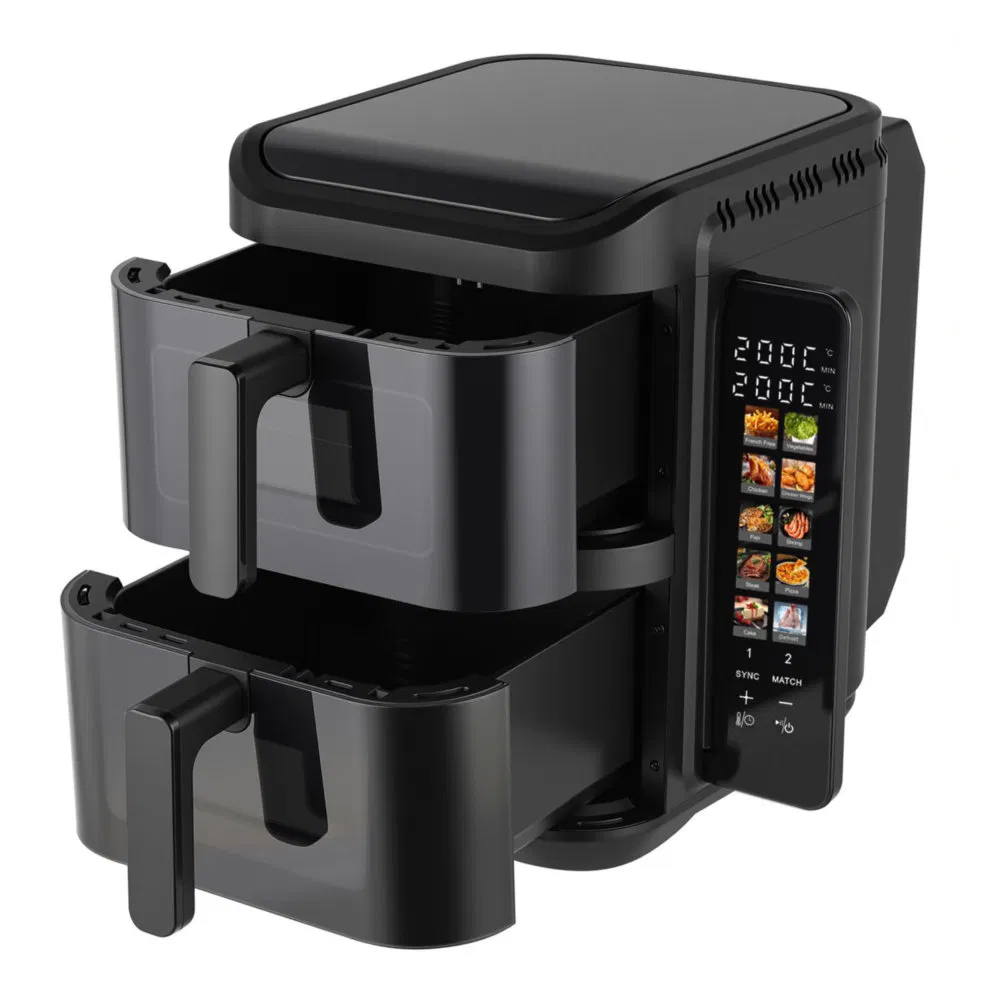 High Compatibility 11L Customization Double-Stack Healthy Cooking Air Fryer for Holiday Gathering