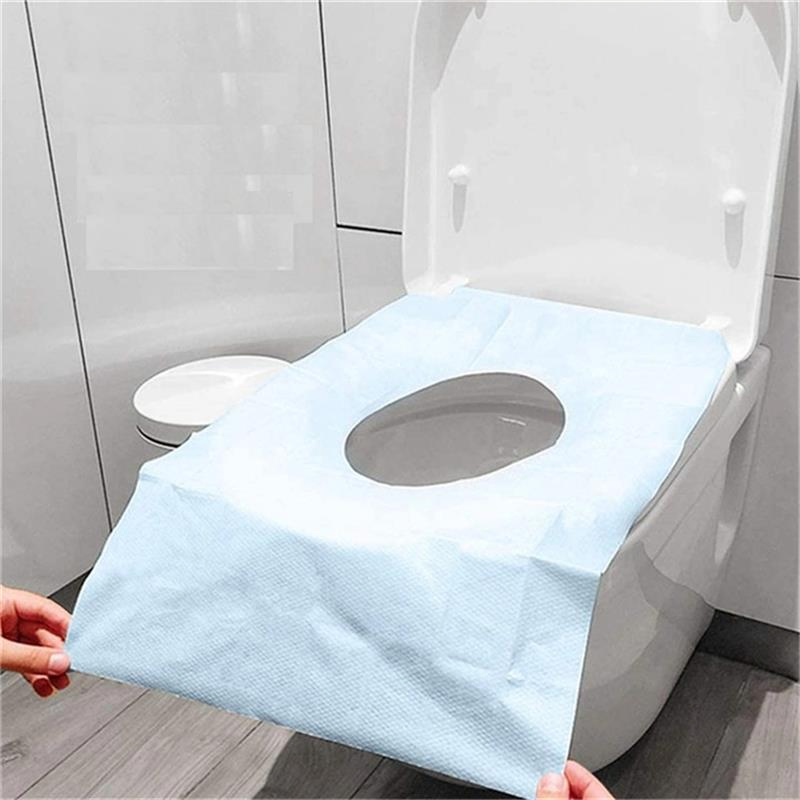 Waterproof Disposable Toilet Seat Cover Paper Travel Pack Bathroom Accessories Portable Hygienic Protection