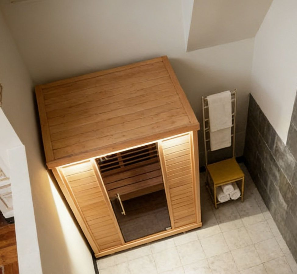 Инфракрасная сауна EV-002E для 2 человек из канадской тсуги