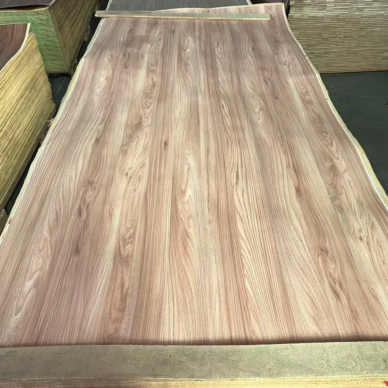 Impregnated Melamine Faced Engineered Veneer Lvp for Door Cabinet and Furniture